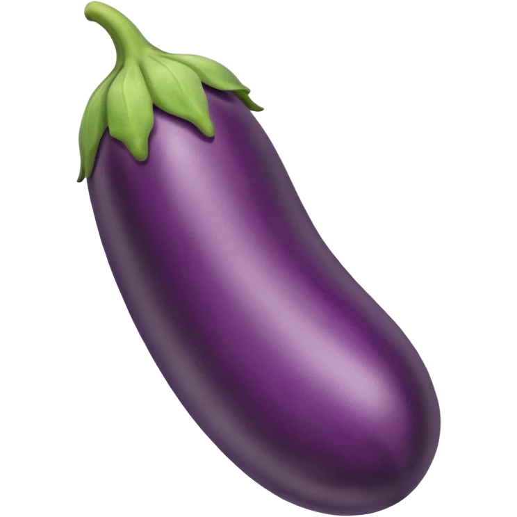 Egg plant between feet emoji