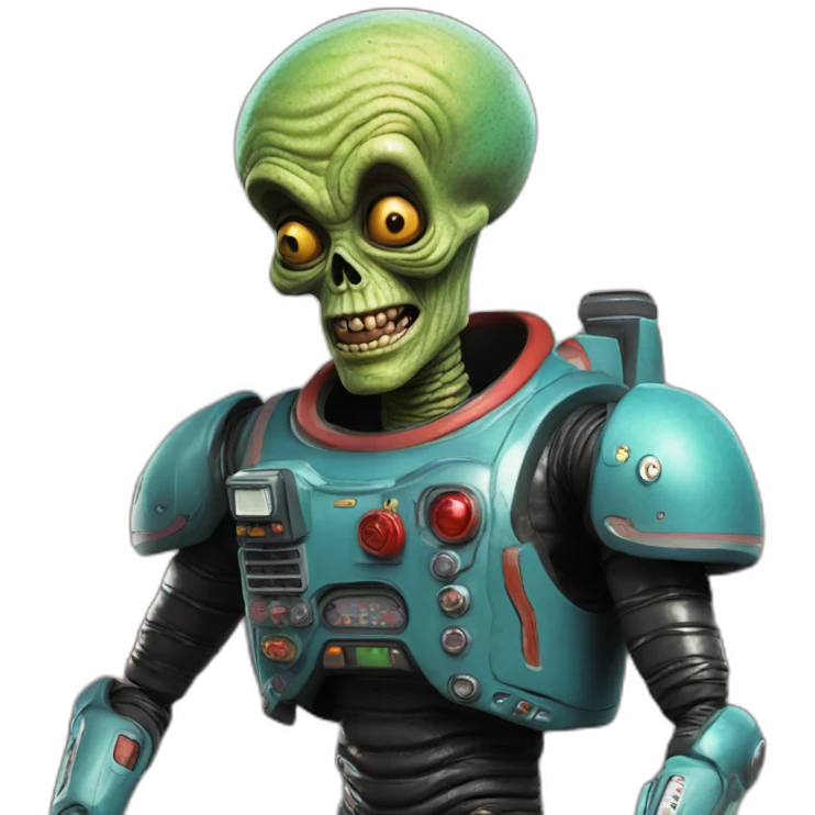 martian from the movie mars attacks emoji