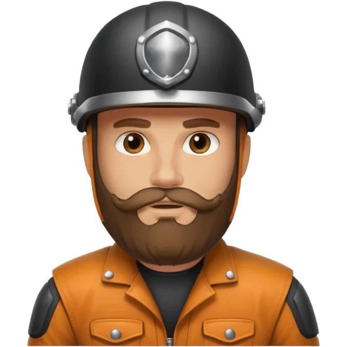 Biker with helmet and beard





















 emoji