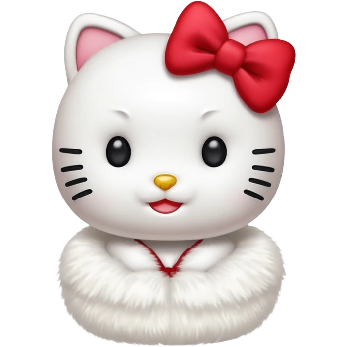 Hello kitty cartoon emoji