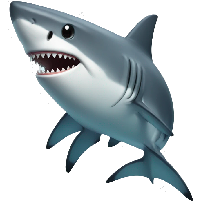 Winter shark emoji
