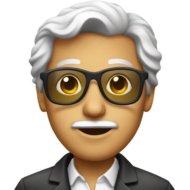 Scientist with sunglasses emoji