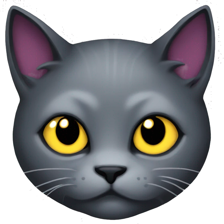 goth cat  emoji