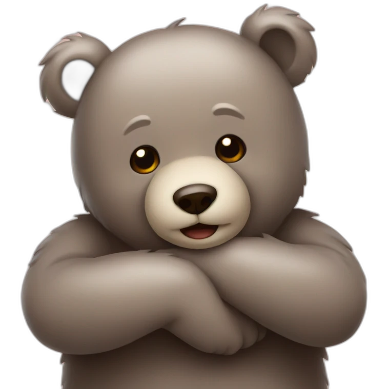 hug bear emoji