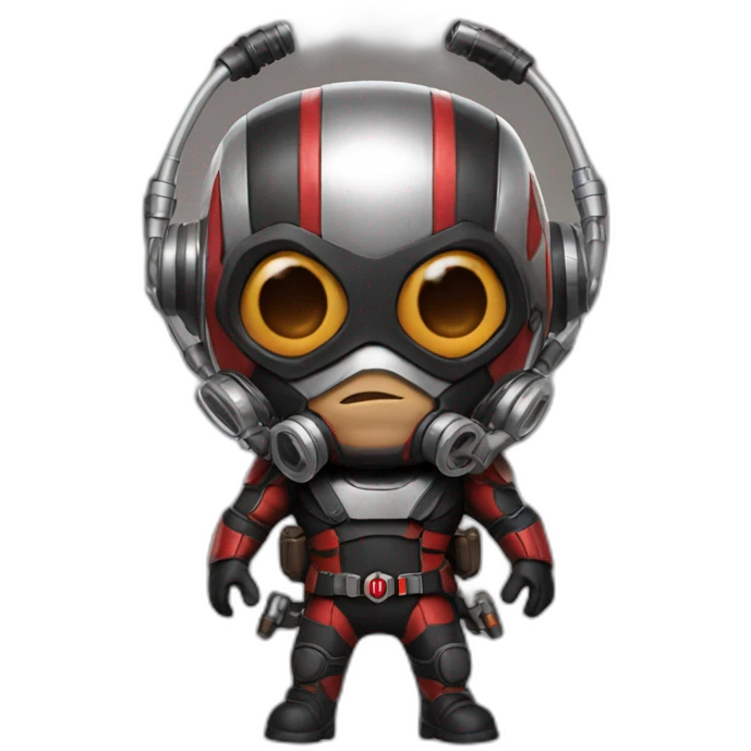 antman with brown gas emoji
