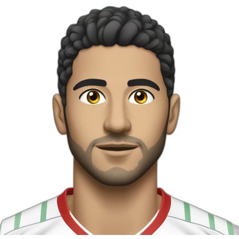 Algerian player Youssef Belaili emoji