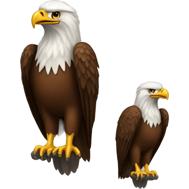 EAGLE brown emoji