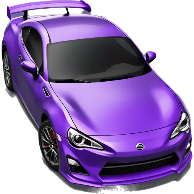 purple gt86 with a spoiler  emoji