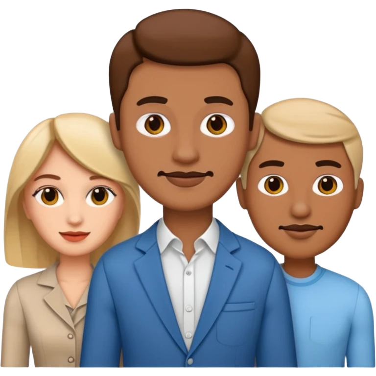 man reike moters ir vyro emogi veido generavimo su paper doll kotimizacija emoji