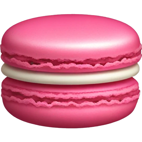 pink macaron emoji