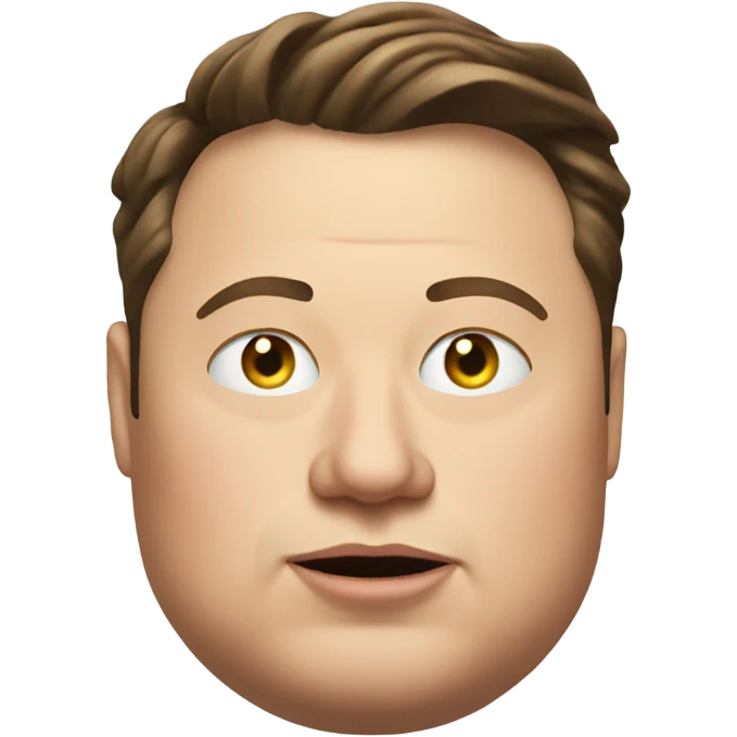 Fat elon musk emoji