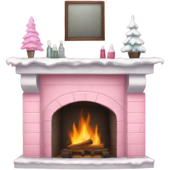 Winter Pink FirePlace emoji