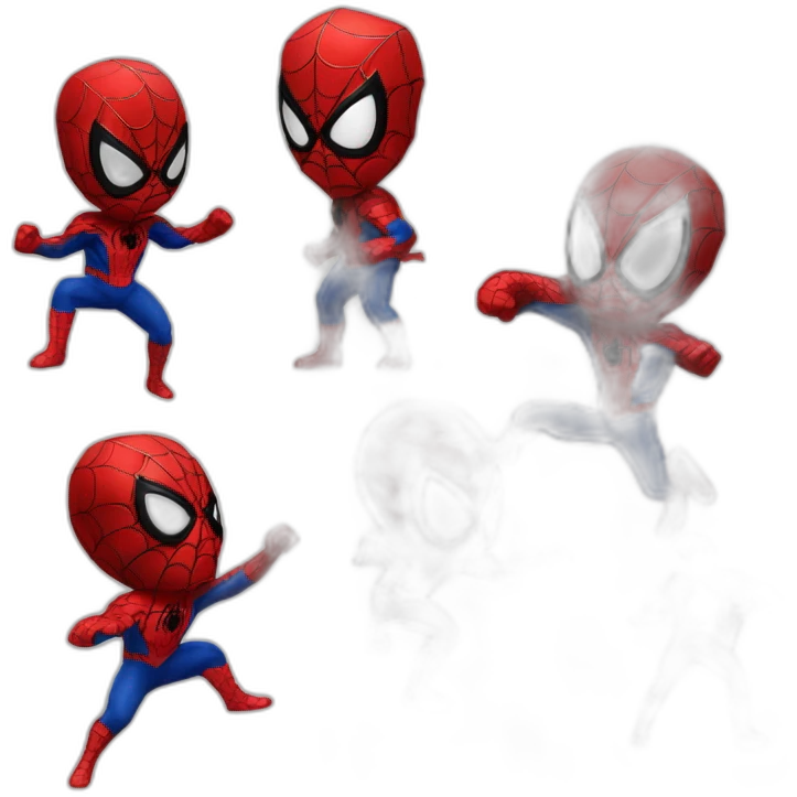 spiderman beating joker emoji