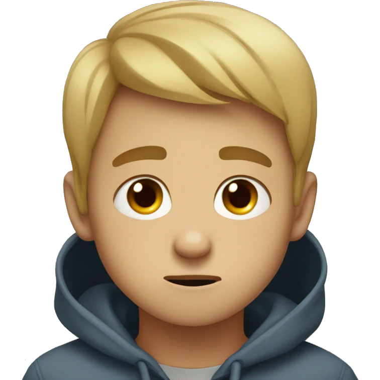 A boy who cry emoji