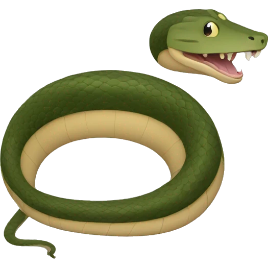 Snake and rat combined emoji