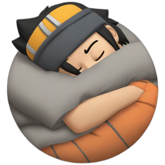 Naruto sleeping emoji