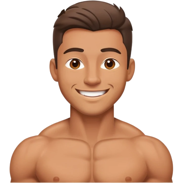 Hot shirtless man  emoji