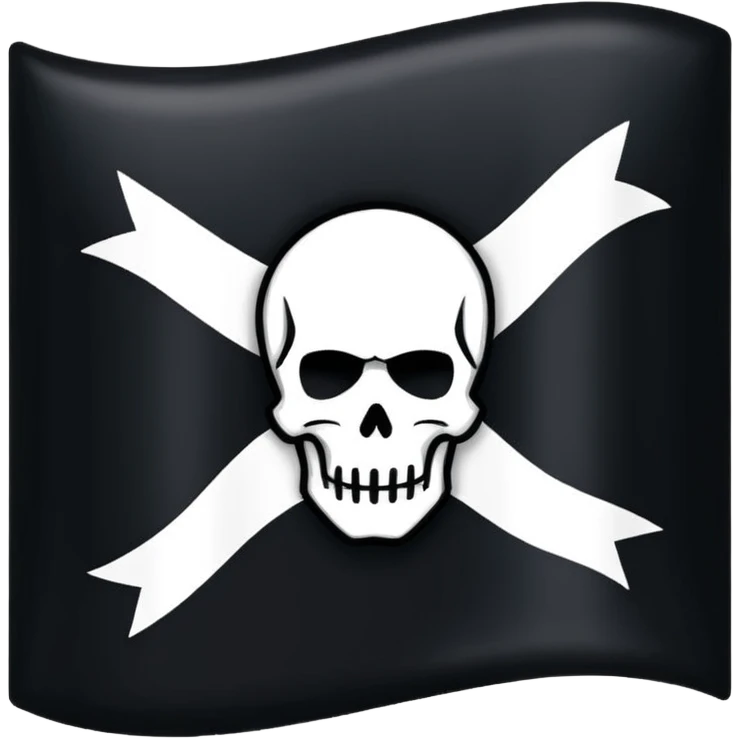 The logo for the band black flag emoji