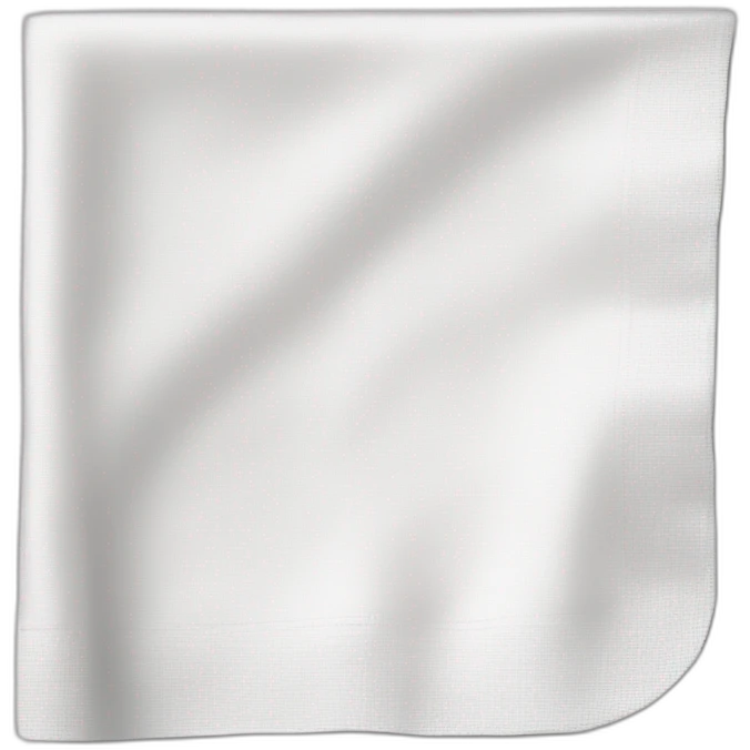 White napkin emoji