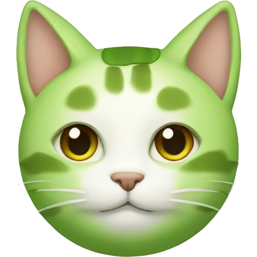 Matcha cat emoji
