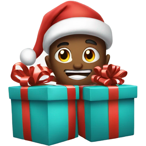Crazy Christmas presents emoji