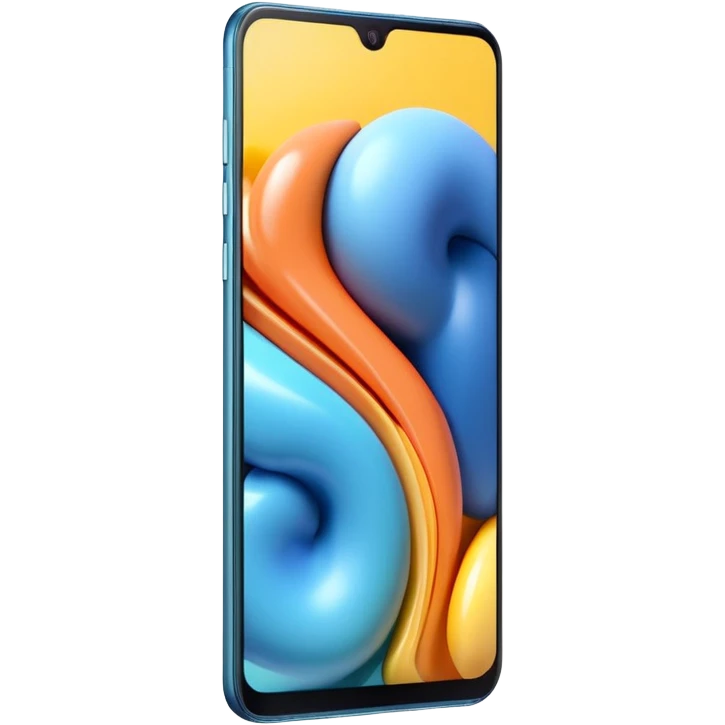 Hyperrealistic ultra detailed 3D rendering and isolated, 8K HD, Must be visual appealing, not blurry, no emoji icons, no emoji faces. A vibrant colored Samsung galaxy a16 cellphone, with screen lit up, showing different apps on screen. 8k, DPI 300 emoji