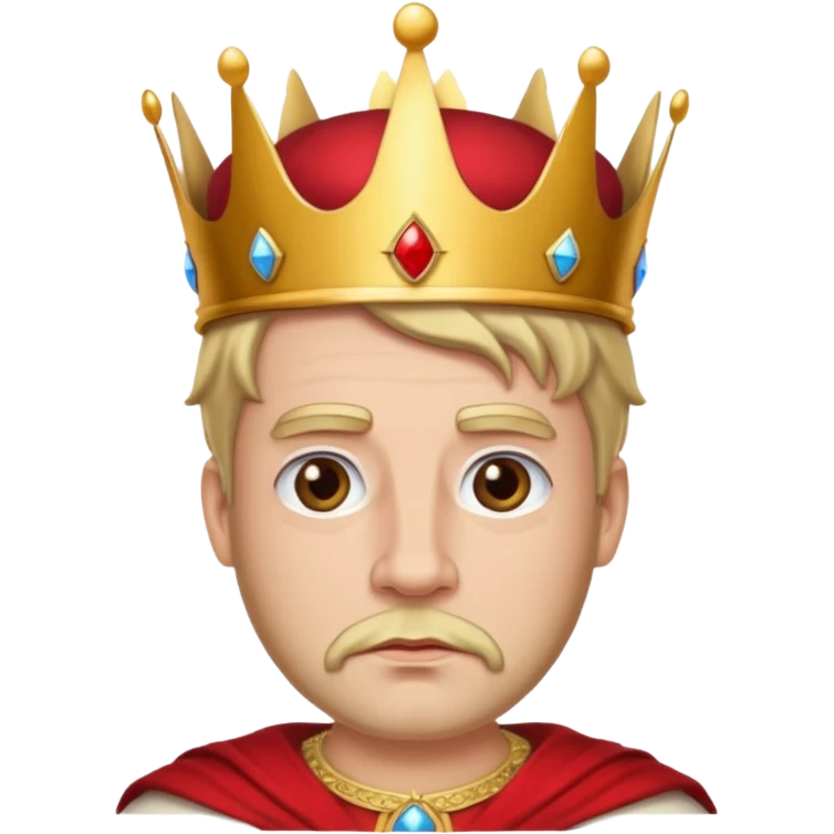 RED Crown King emoji
