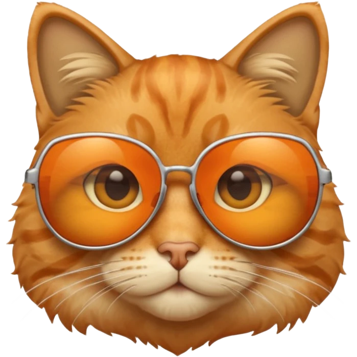 Cat wearing sunglasses emoji