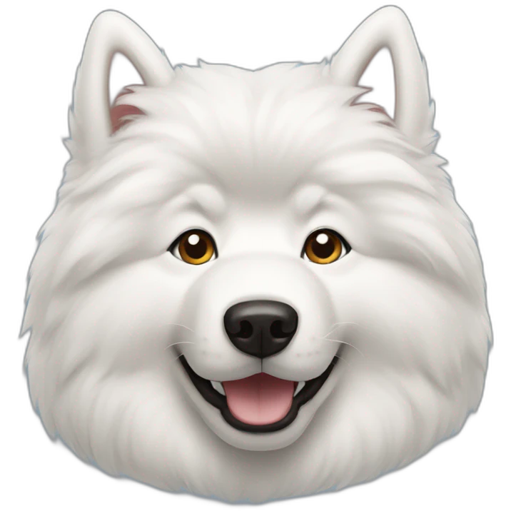 Samoyed dog emoji