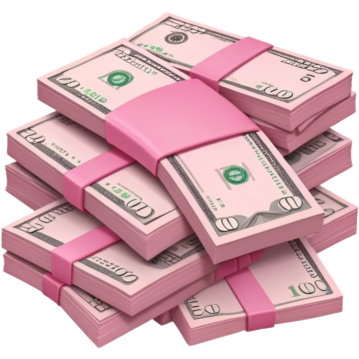 pink money emoji