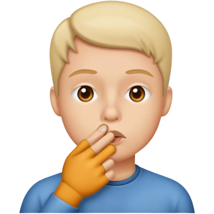 Shh emoji