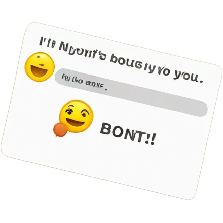 Suggestion card emoji