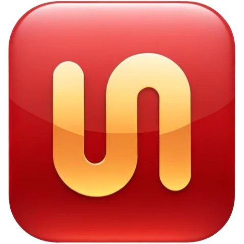 streaming service icon with red background emoji