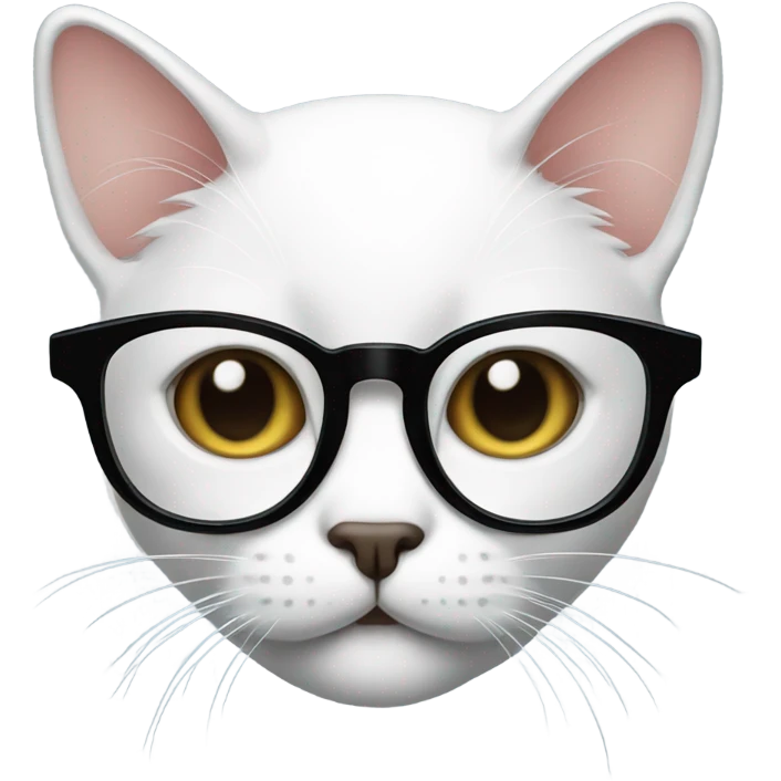 Cat in glasses emoji