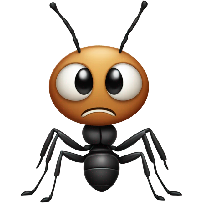 Angry ant emoji