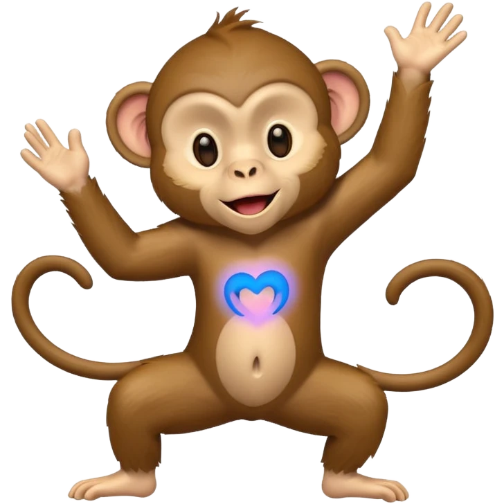 Dans eden Maymun emoji