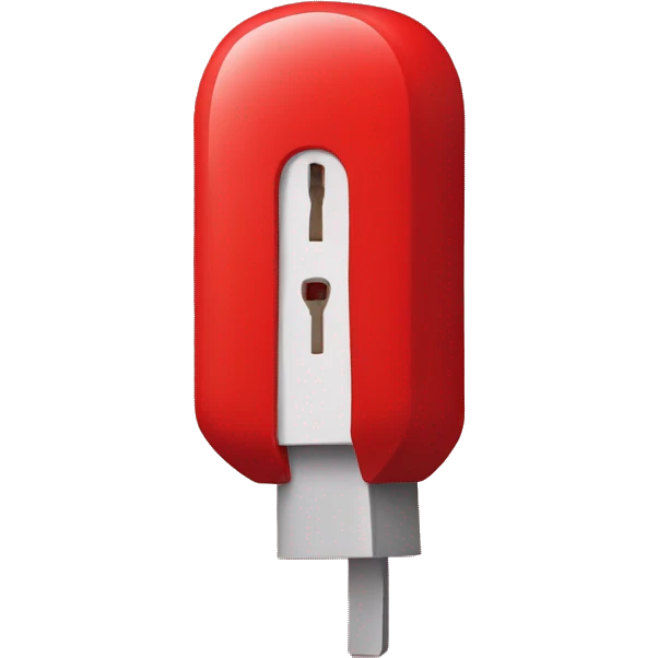 Red plug suit  emoji