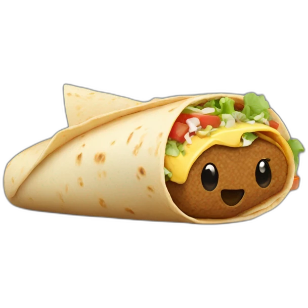 burrito with settings cog emoji