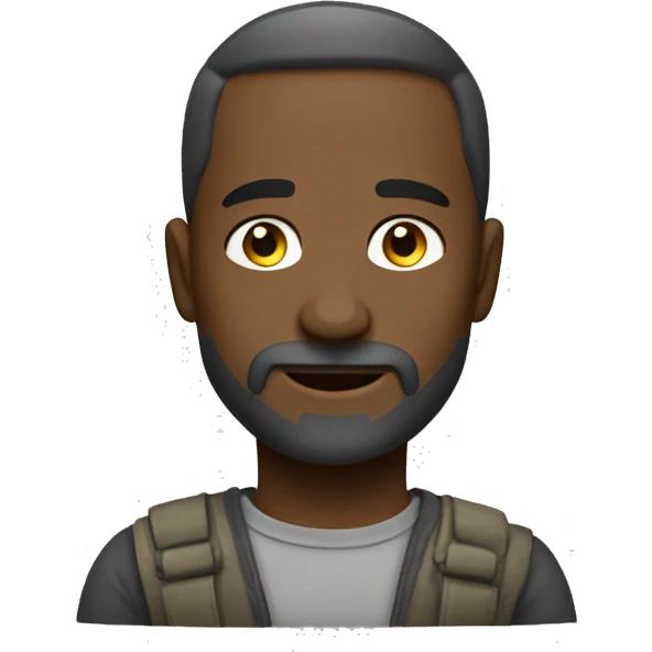 серый гном с цветком  emoji