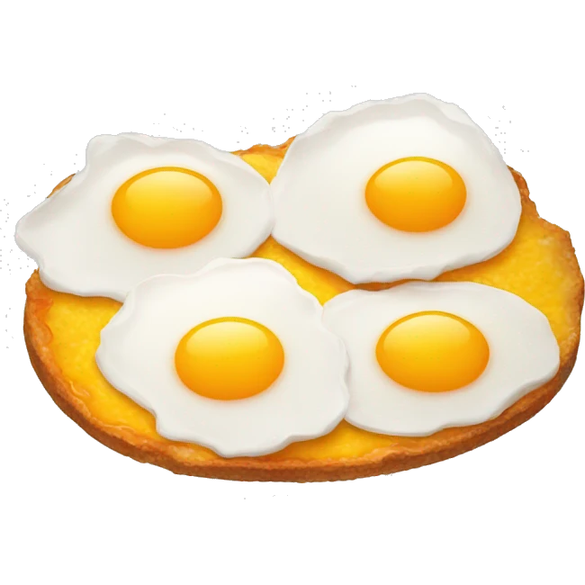 fried eggs emoji