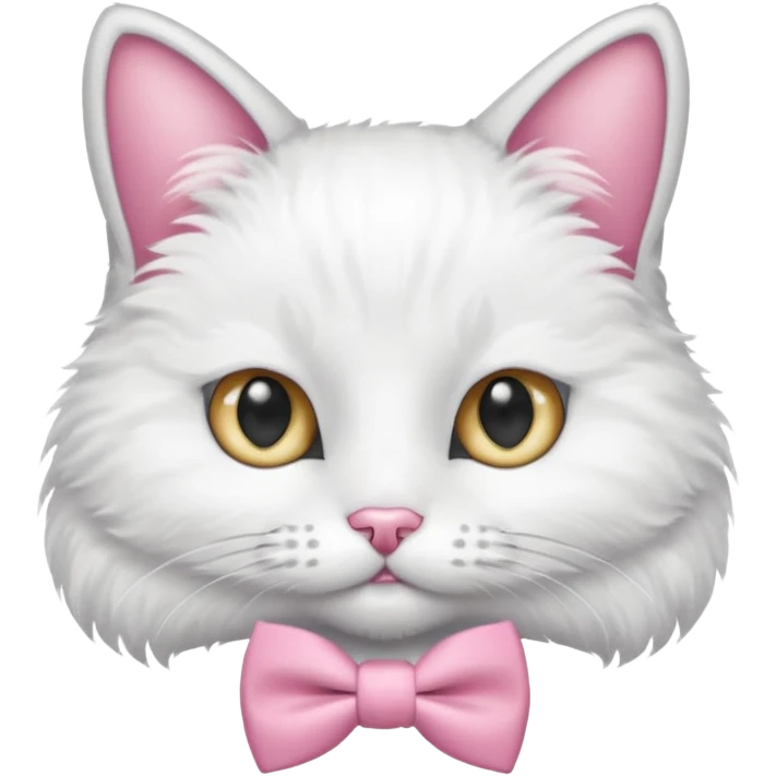 Gato con moño Rosita emoji