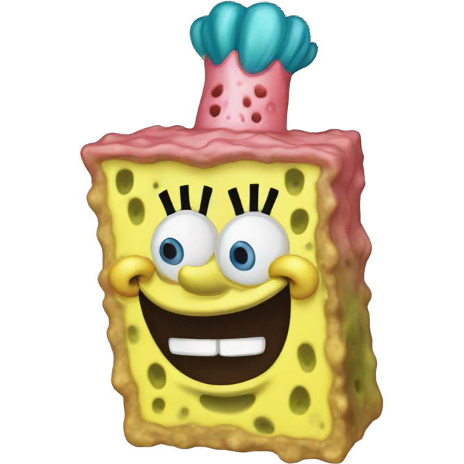 SpongeBob heart eyes  emoji