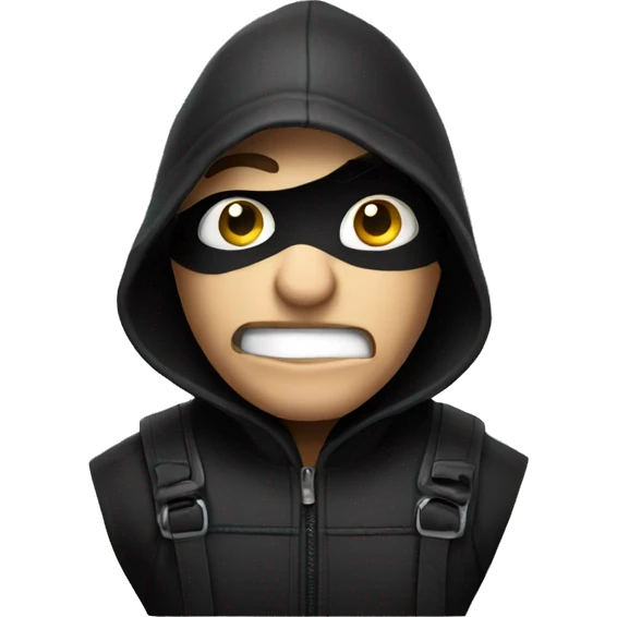 Burglar emoji