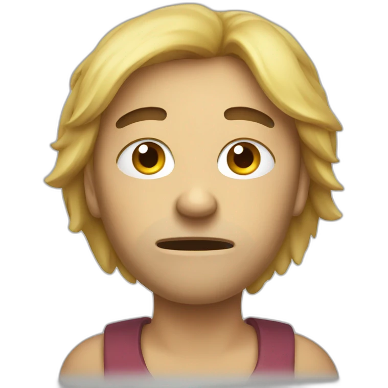 bored person emoji