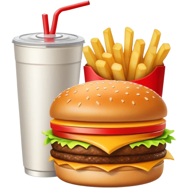 McDonald’s meal  emoji
