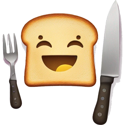 Toast with knife  emoji