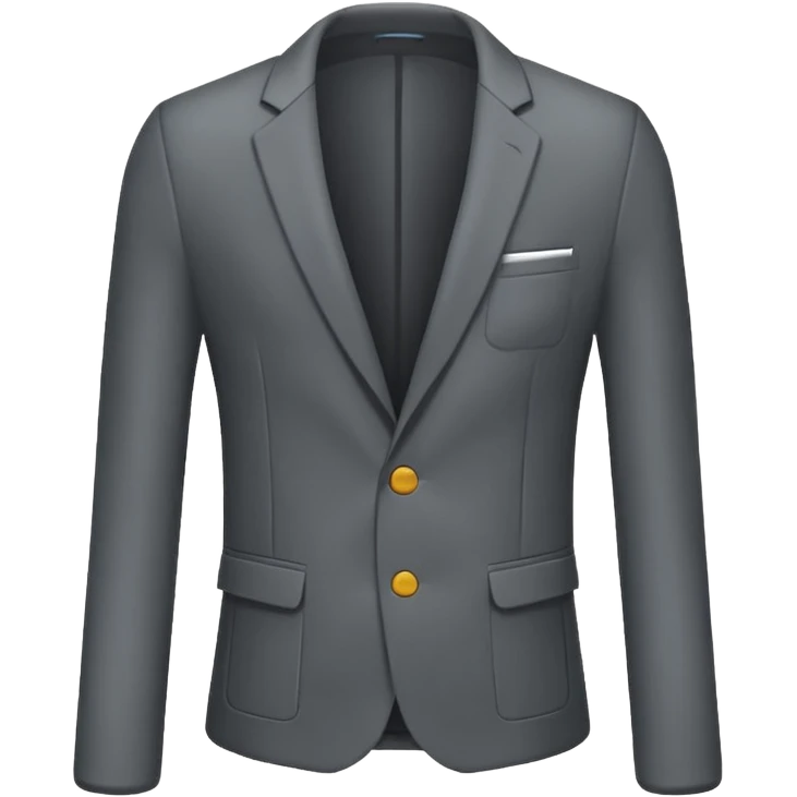Blazer social chumbo, sem ninguém usando, somente a peca de roupa emoji