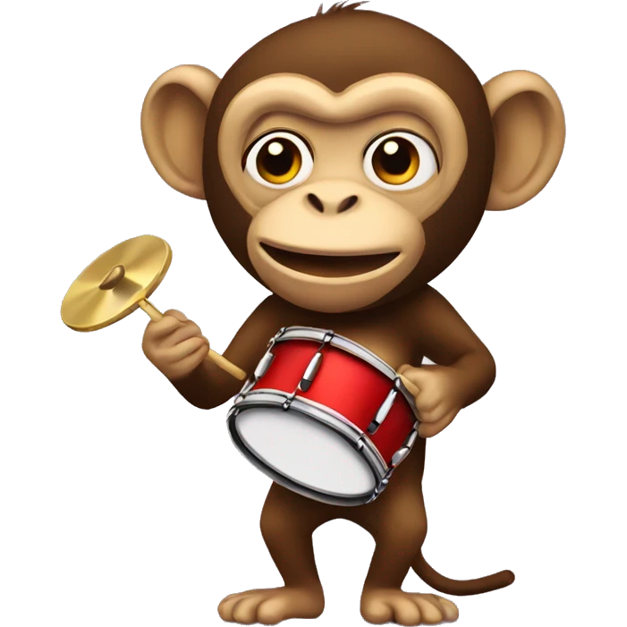 monkey with cymbals emoji