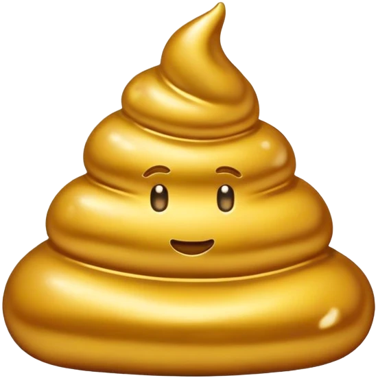 golden poop emoji