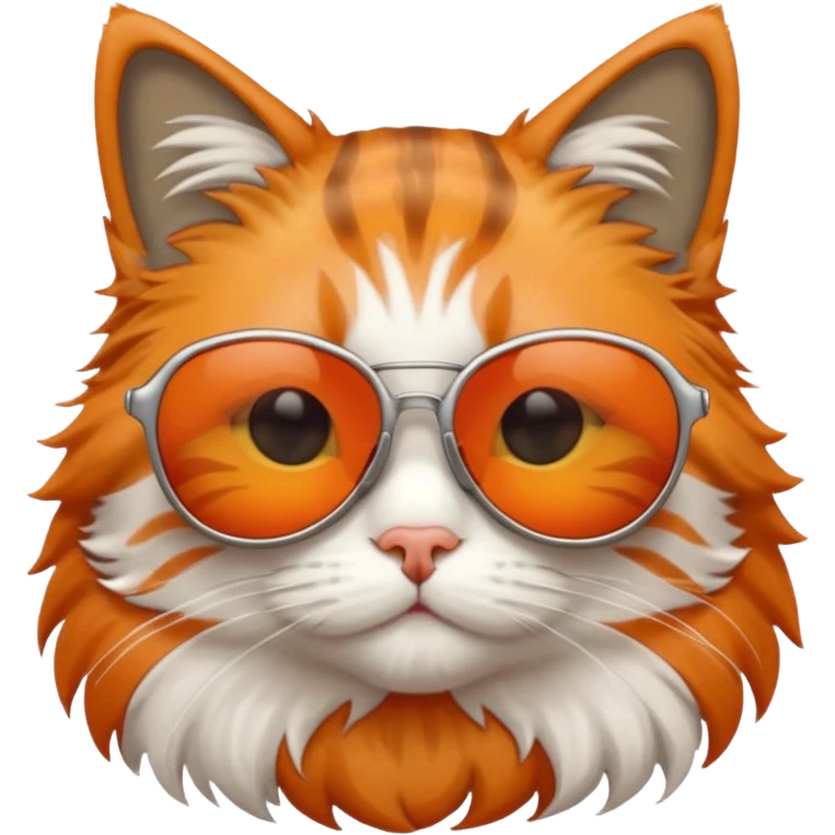 Cat wearing sunglasses emoji